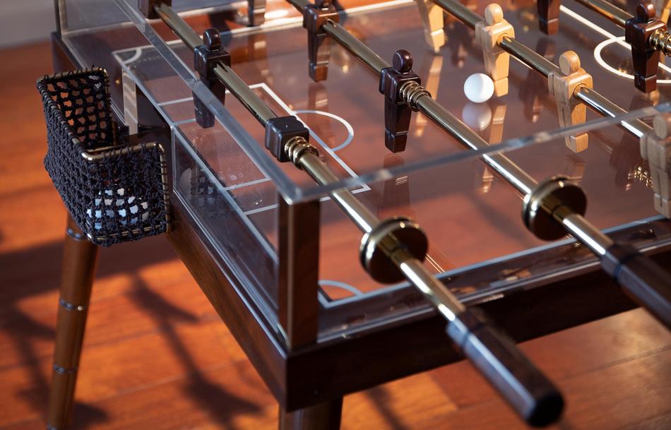 Foosball Set With Silver And Gold Option