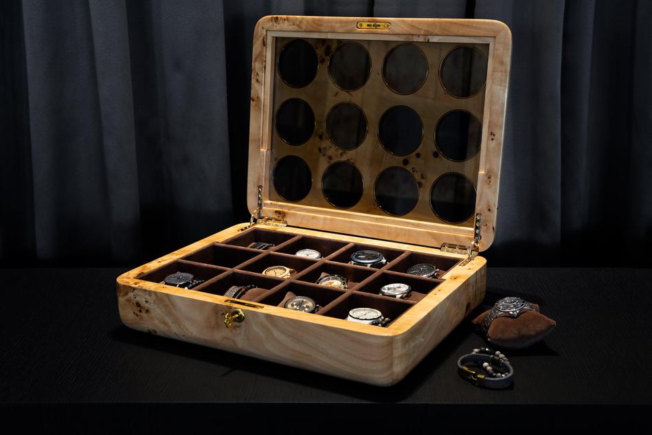 Handmade Watchbox Collection With Different Wood Alternatives