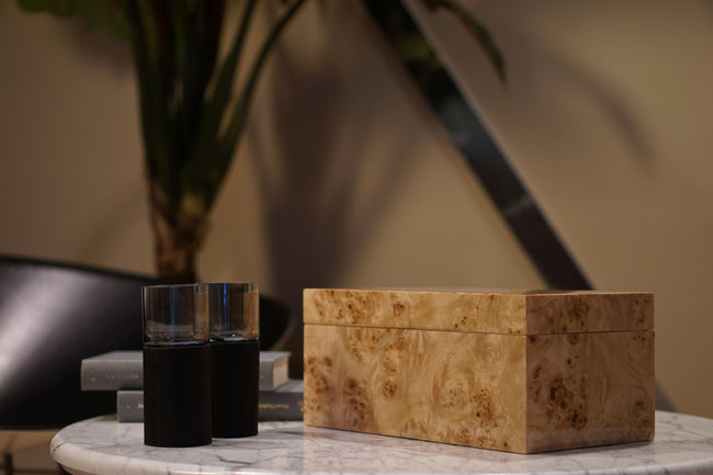 CASETTA' Spanish Cedar Mapa Burl Medium
