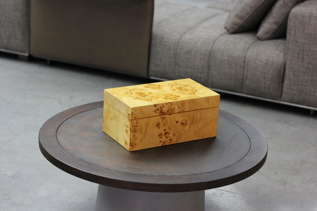 CASETTA' Spanish Cedar Mapa Burl Medium