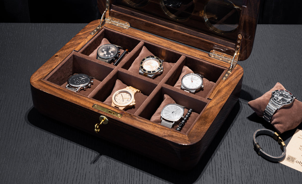 VOYEUR' Walnut Watch Box 6– Objecttt