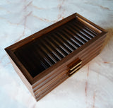 STYLO' Walnut Pen Box - 3 Drawer