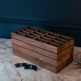 NIDO DI' Walnut Eyeglasses Accessories Drawer