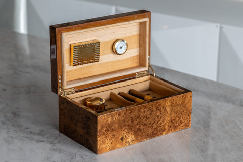 CASETTA' Plane&Elmwood Cigar Box