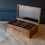 NIDO DI FARFALLE' Walnut Matte/Glosy Eyeglasses Box