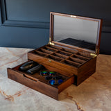 NIDO DI FARFALLE' Walnut Matte/Glosy Eyeglasses Box