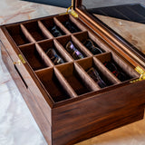 NIDO DI FARFALLE' Walnut Matte/Glosy Eyeglasses Box