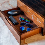 NIDO DI FARFALLE' Walnut Matte/Glosy Eyeglasses Box