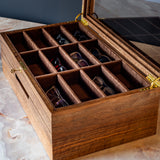 NIDO DI FARFALLE' Walnut Matte/Glosy Eyeglasses Box