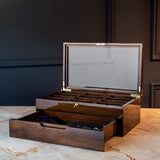 NIDO DI FARFALLE' Walnut Matte/Glosy Eyeglasses Box