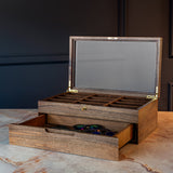 NIDO DI FARFALLE' Walnut Matte/Glosy Eyeglasses Box