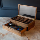 NIDO DI FARFALLE' Walnut Matte/Glosy Eyeglasses Box