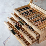 STYLO' Mappa Burl Pen Box - 3 Drawer
