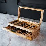 STYLO' Mappa Burl Pen Box - 3 Drawer