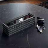 VOGUER' Black Oak Watch Box