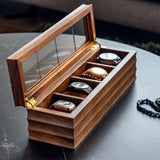 VOGUER'  Walnut Watch Box