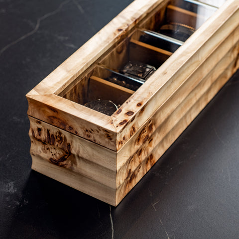 VOGUER' Mappa Burl Watch Box