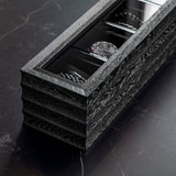 VOGUER' Black Oak Watch Box