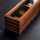 VOGUER'  Walnut Watch Box