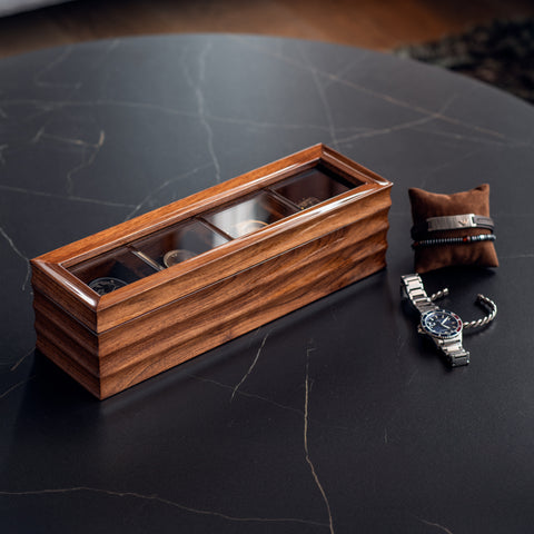 VOGUER'  Walnut Watch Box