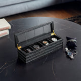 VOGUER' Black Oak Watch Box