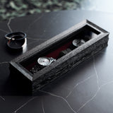 VOGUER ' Single Black Oak Watchbox