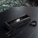 VOGUER ' Single Black Oak Watchbox