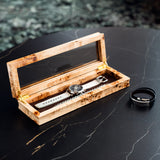 VOGUER ' Single Mappa Burl Watchbox