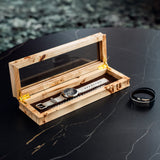 VOGUER ' Single Mappa Burl Watchbox
