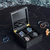 VOGUER' Black Oak Watchbox