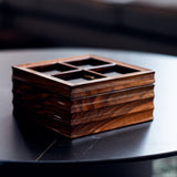 VOGUER' Matte&Glossy Walnut Watch Box