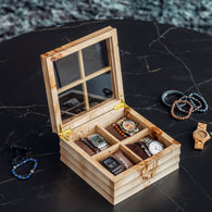 VOGUER' Mappa Burl Watch Box