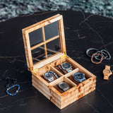 VOGUER' Mappa Burl Watch Box