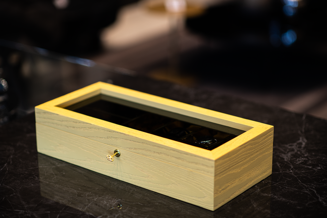 CARPE DIEM' XL Gold Watch Box