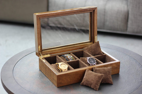 CARPE DIEM' Watch Box Walnut