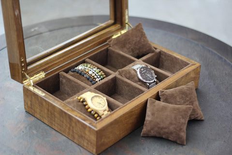 CARPE DIEM' Watch Box Walnut