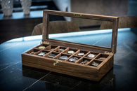 CARPE DIEM' XL Watch Box Walnut