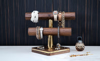 CELINE ' Walnut Jewelry Stand