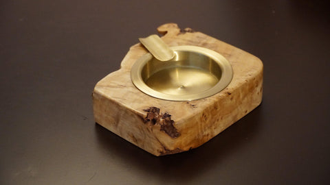 CENERE' Ashtray Mapa Burl