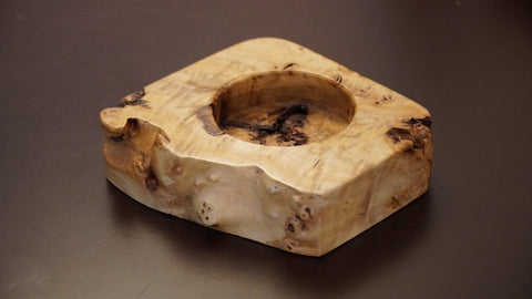 CENERE' Ashtray Mapa Burl