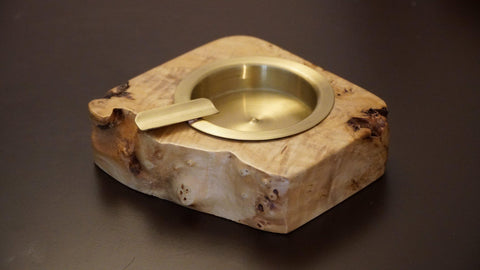 CENERE' Ashtray Mapa Burl