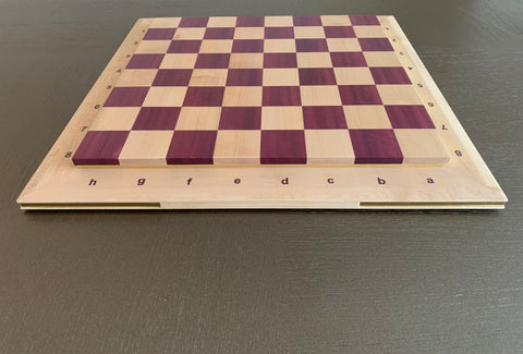 MONO' Purple Heart & Mapple Chess Board