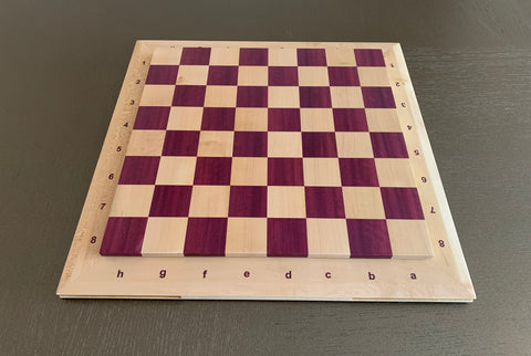 MONO' Purple Heart & Mapple Chess Board