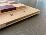 MONO' Purple Heart & Mapple Chess Board