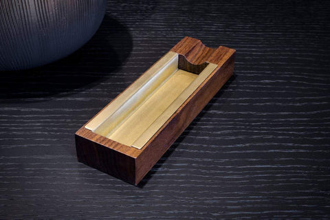 LESS ' Cigar Tray, Walnut