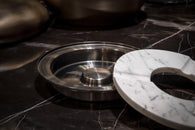 LOOP ' Calacatta White Marble Cigar Tray
