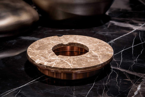 LOOP ' Emprador Dark Marble Cigar Tray