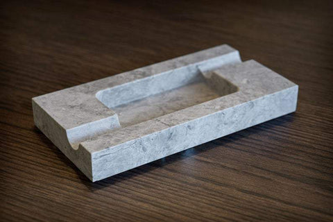 NEO ' Tundra Grey Marble Cigar Tray