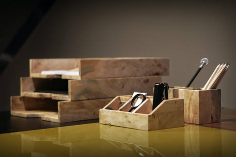 STYLO' Desk Organizer Mapa Burl