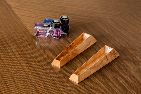 STYLO' Pen Holder Mapa Burl